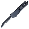 OTF(Out The Front) automatic heavy duty knife single edge blade